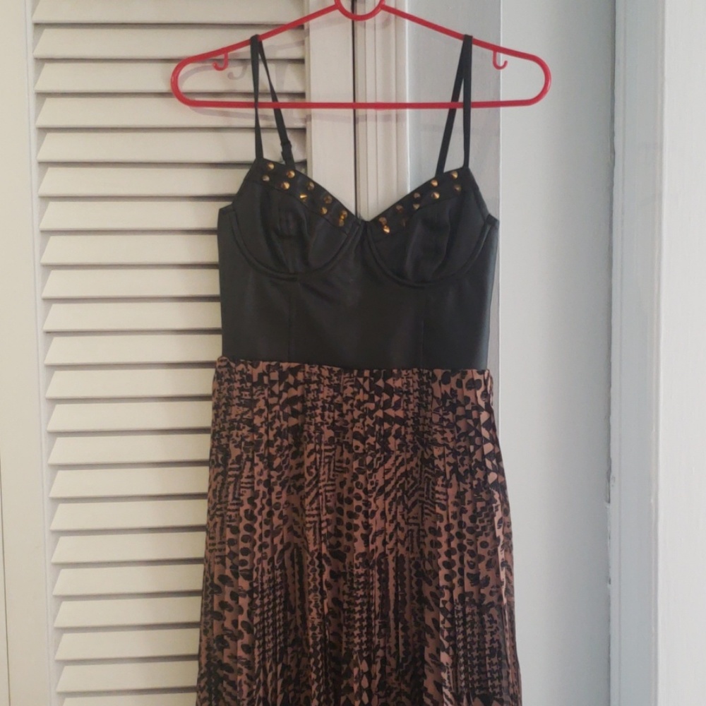 Edgy black dress